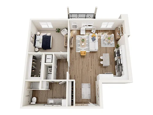 Floor plan A3B