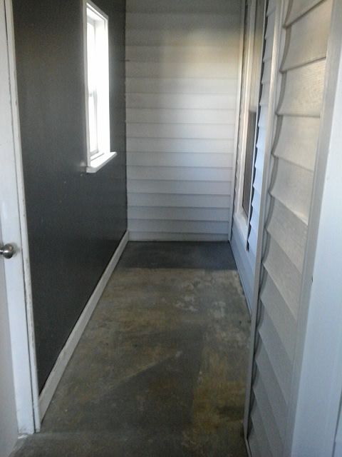 Enclosed back porch