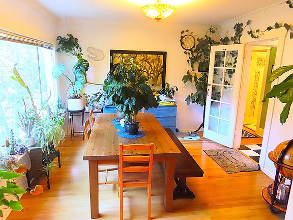 Spacious formal dining room with lots of natural light