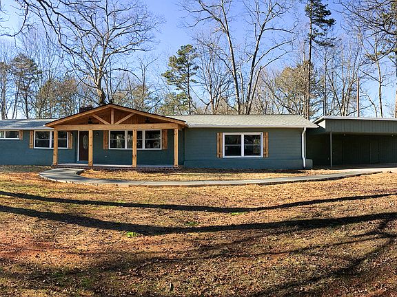 Covered carport on end