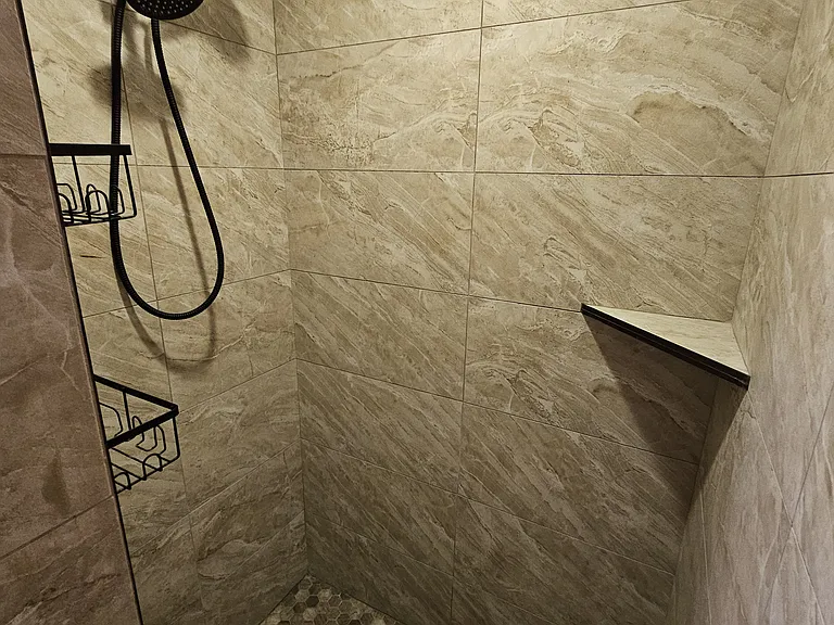 Master Bathroom Walk-In Shower