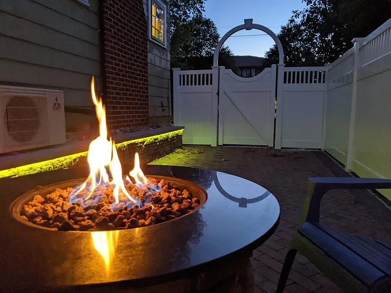 The first propane tank is on us. But it lasts quite a long time.