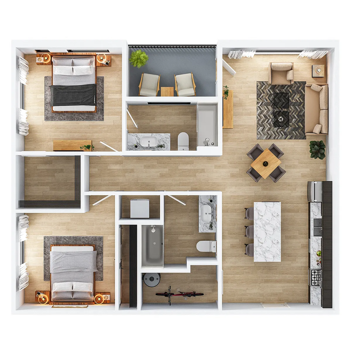 Floor plan B4