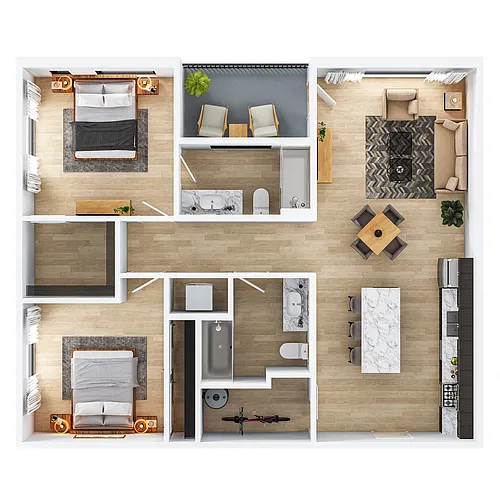 Floor plan B4