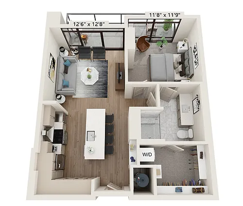 Floor plan Anchor 737