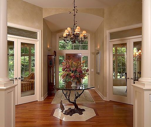 Foyer - custom lighting 