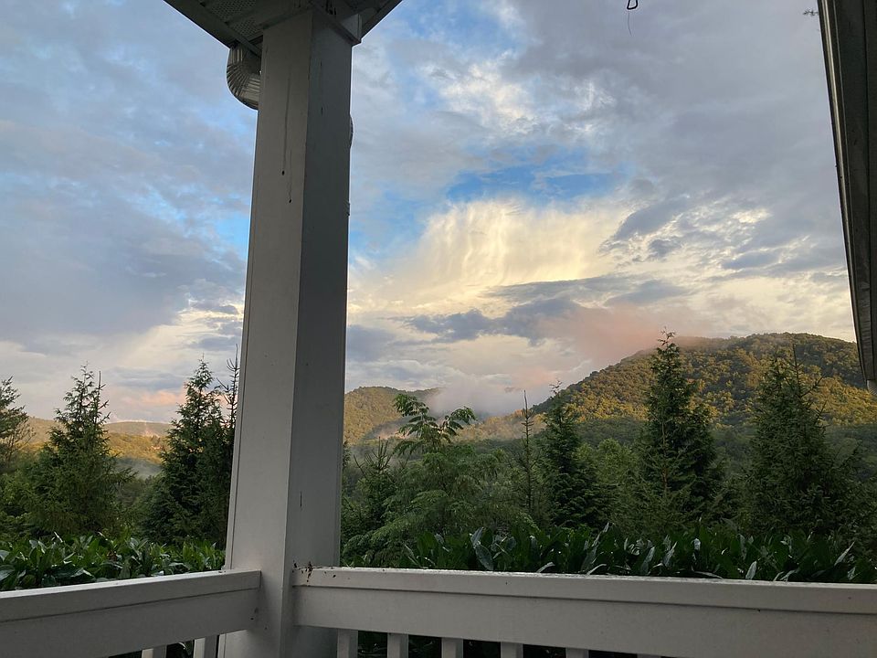 View of the mountains from the front of home