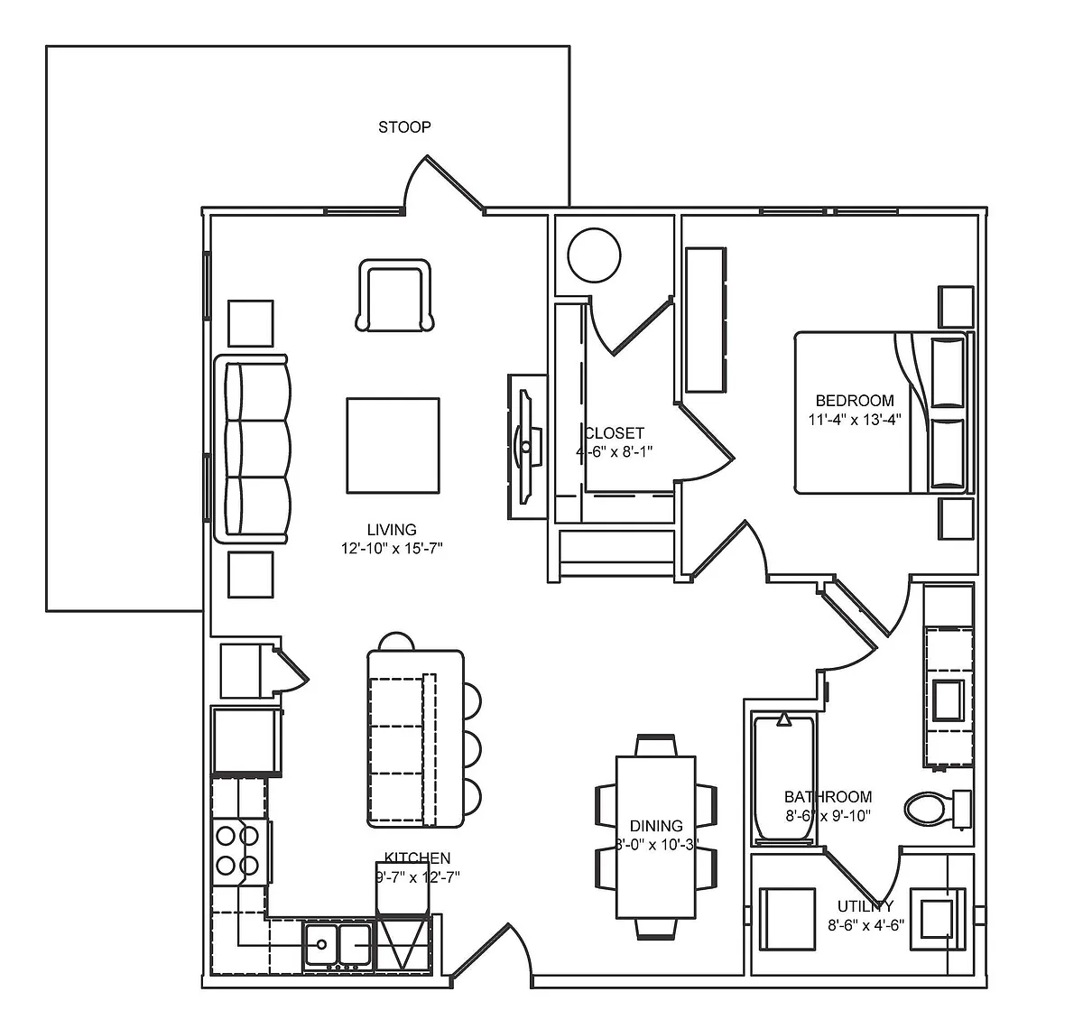 Floor plan A3b