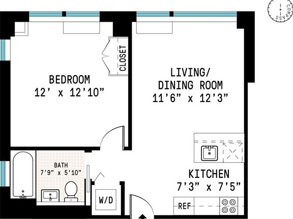 2nd image of 306 W 116th St APT 2B