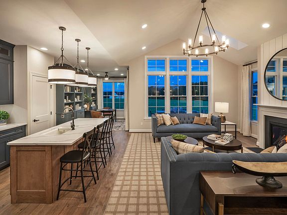 The Grant Model Kitchen and Great Room