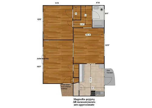 Floor plan 4133-4