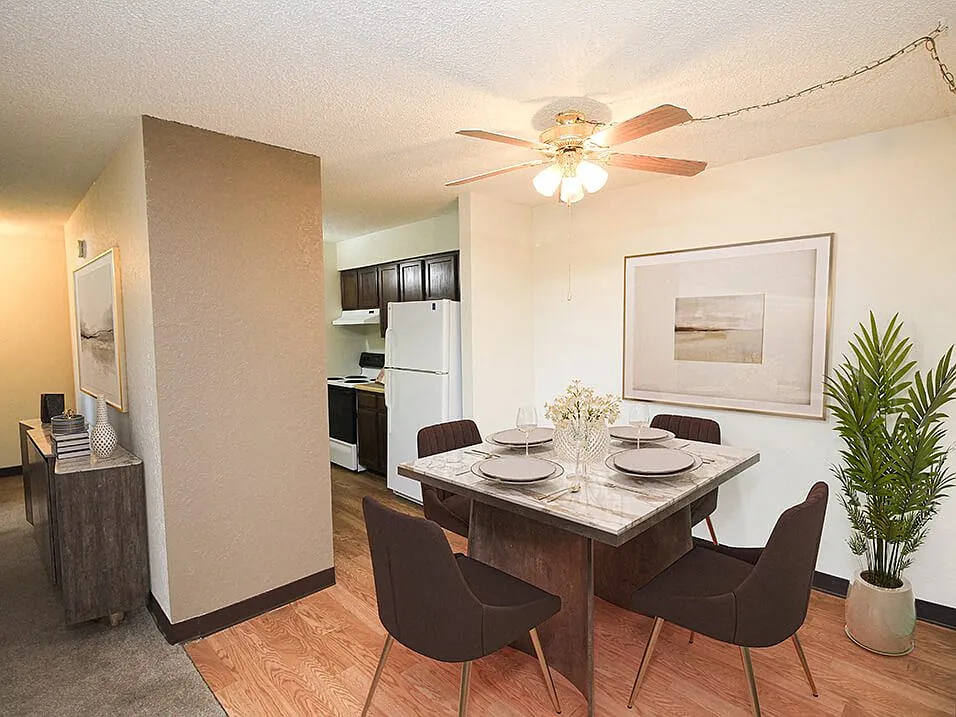 Dining and Kitchen Area