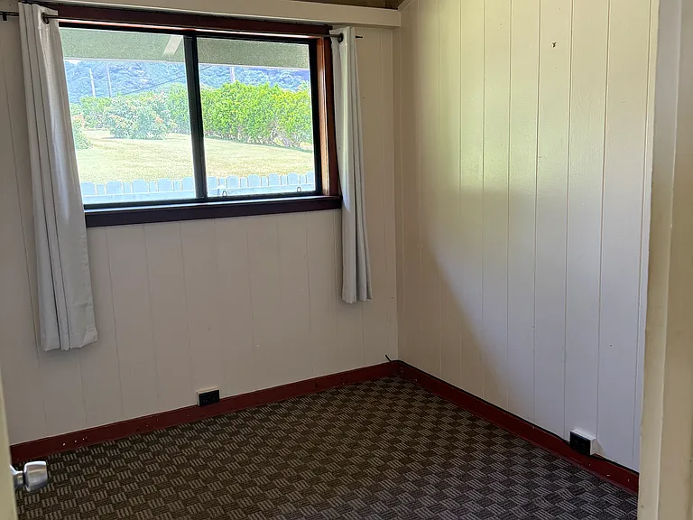 One of three bedrooms