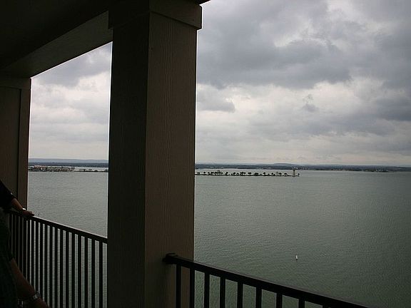 left view from the balcony