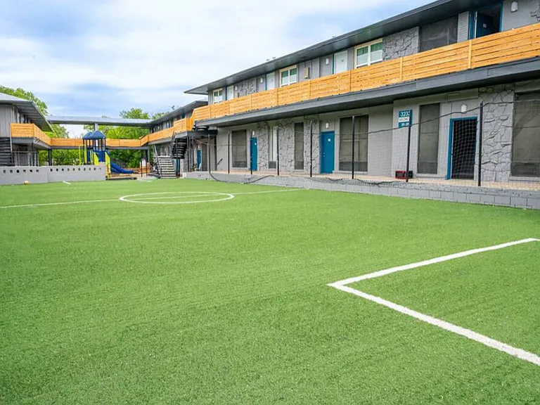 Spacious outdoor area for recreation and relaxation