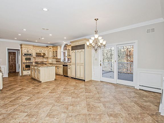 Freshly painted kitchen