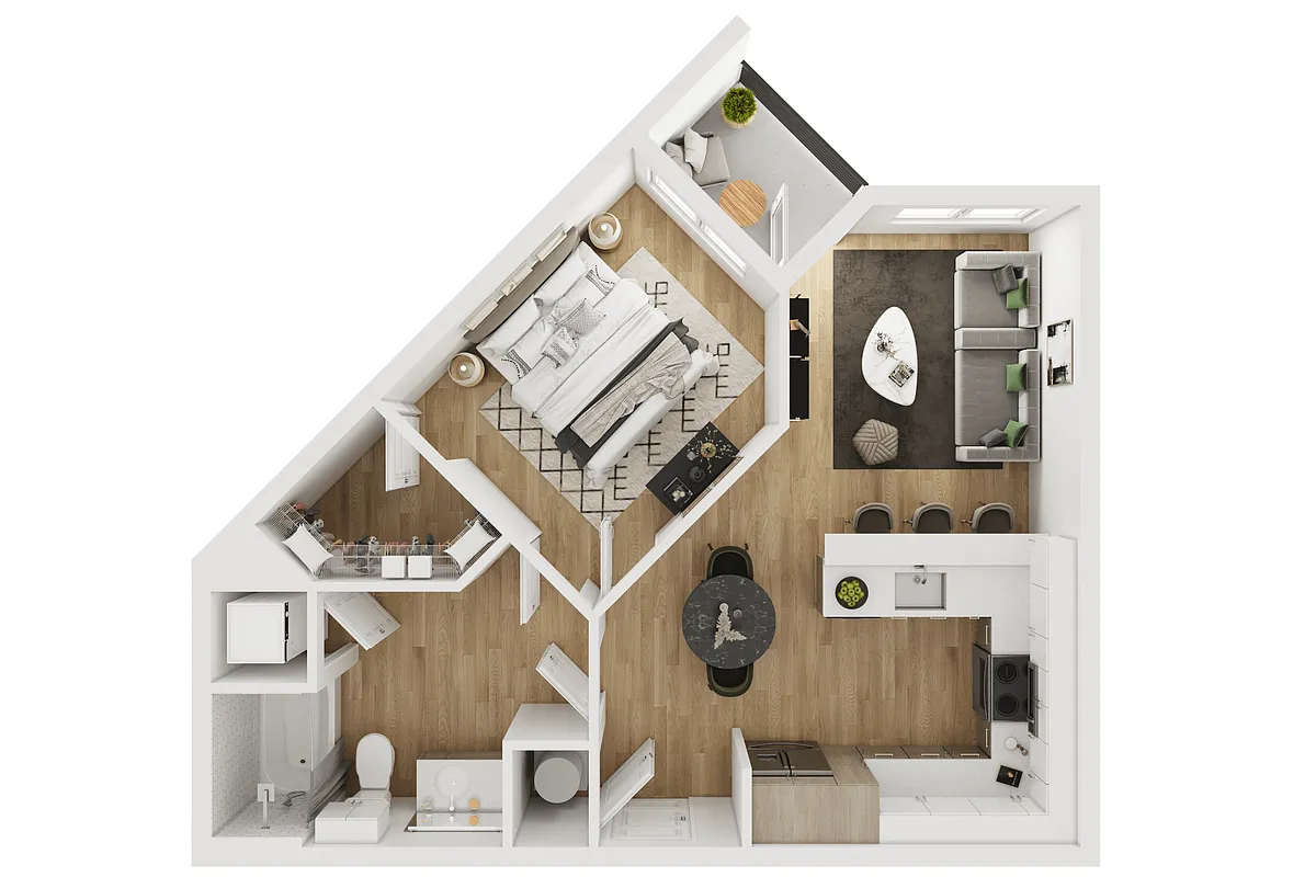 Floor plan A2 - 100% MFI (Eligibility Restrictions Apply)