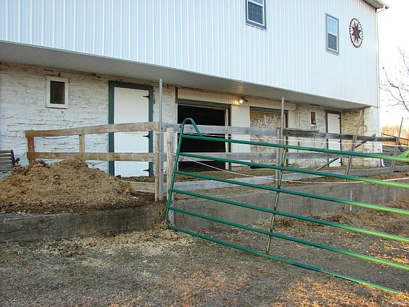 Paddock and front of barn