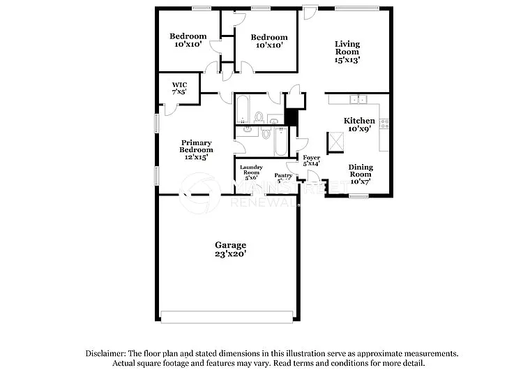 front view - 1421 Castle Ridge Rd