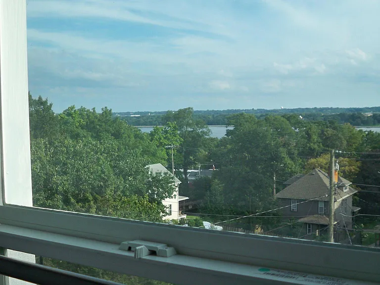 Views from apt to Mississippi River!