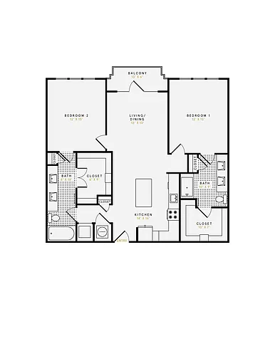 Floor plan The Moore