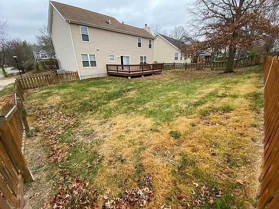 Spacious back yard - deck to be replaced with patio