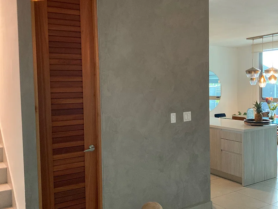 Half bathroom entrance