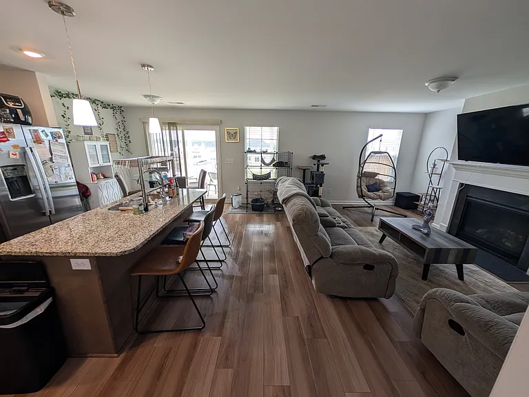 Downstairs living area