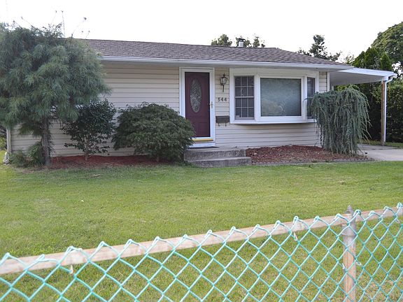 front yard with fence