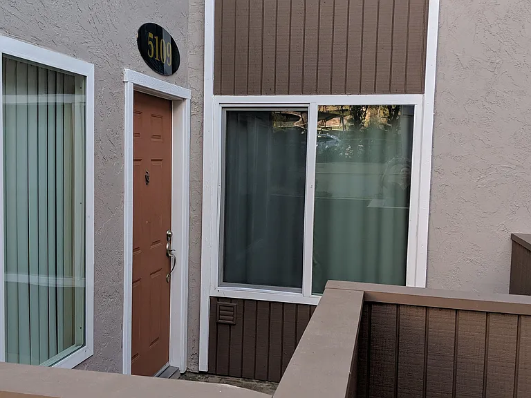 patio and door (now has a screen)