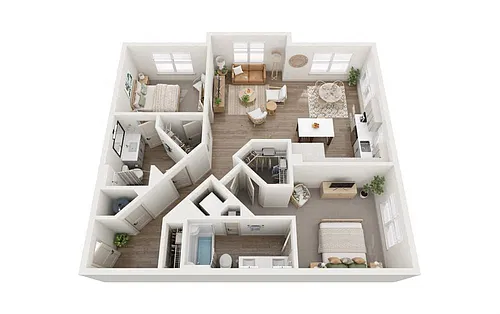 Floor plan B3