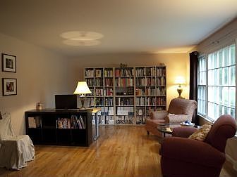 Formal living room with large picture window