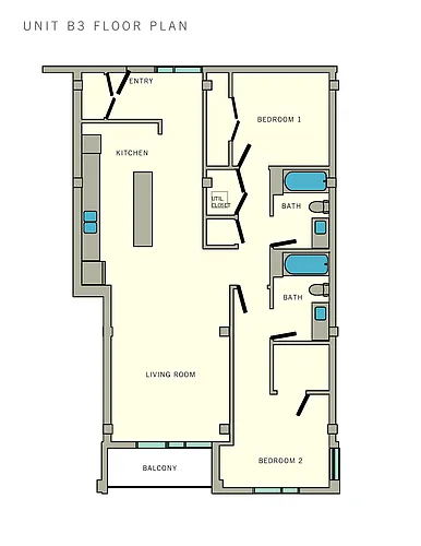 Floor plan B3