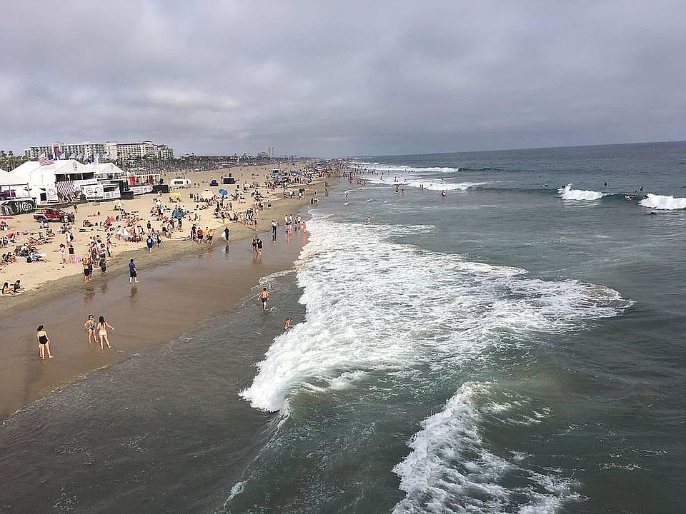 Clean beach across condo!