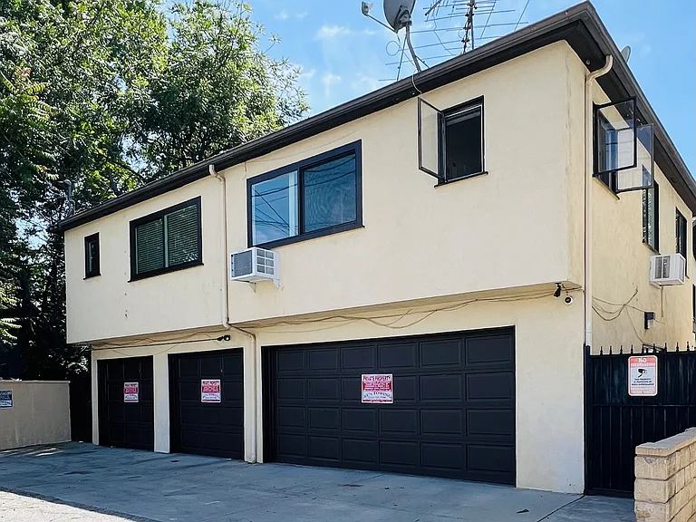 Back of building Garages