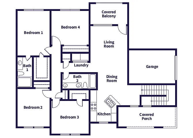 Floor plan D2