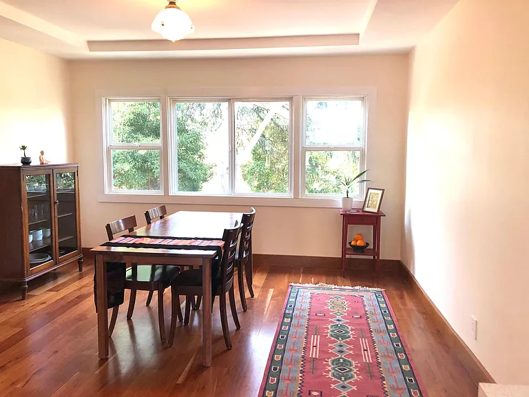 DIning room facing The Alameda