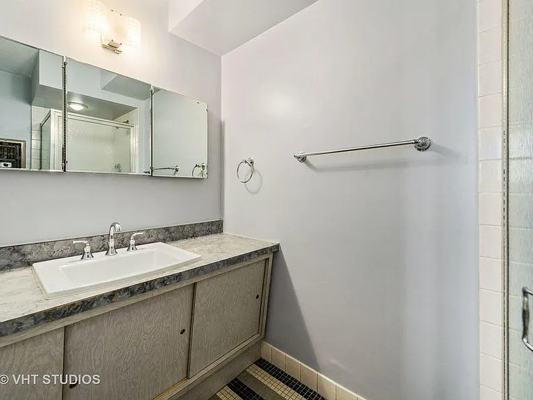 Master bath with standup shower and toliet (not visible in this photo)