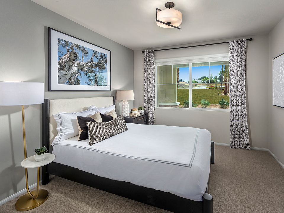 Bedroom in the Residence 3 floorplan at Cielo in San Marcos, CA.