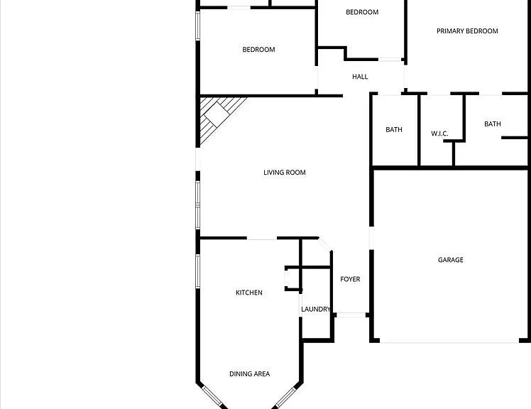View of floor plan / room layout