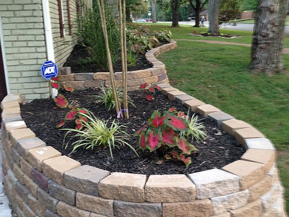 Stone Flower Bed, Side Door