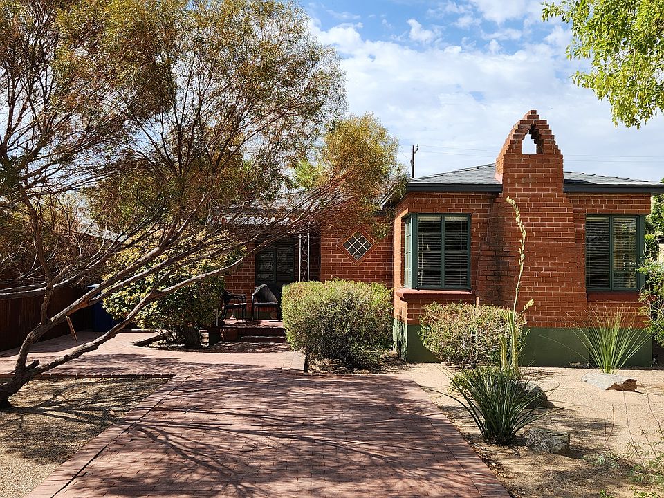 Street facade and entry