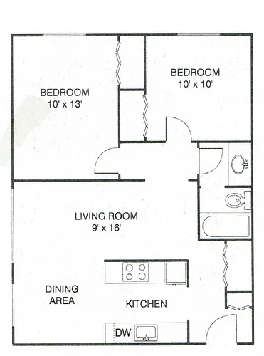 Floor plan 2BR- ready