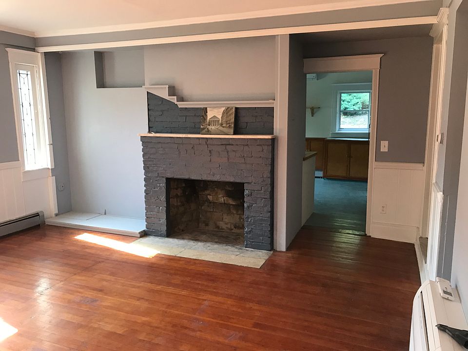 Living room west view