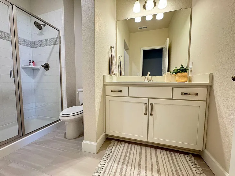 Basement bathroom