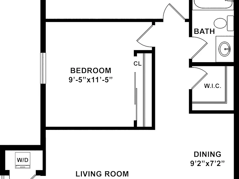 2 BD / 2 BA 850 SF