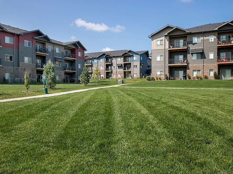 Apartment buildings at Avenue 204.