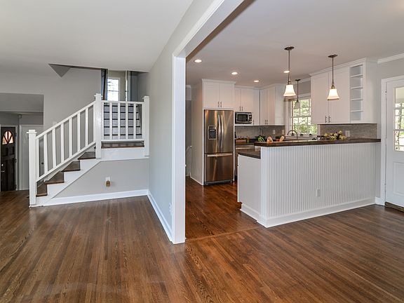 Living room open to kitchen