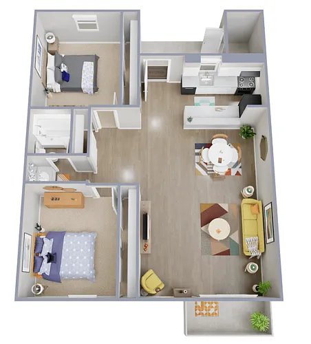 Floor plan B3