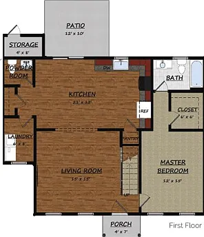 3 bed, 2.5 bath, 1350 sqft, $1,999 — Photo 4